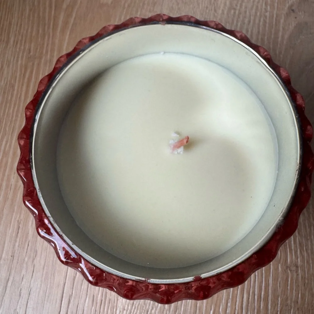 NEW Eloise Z Galleries Large Rose Glass Jar Candle price firm